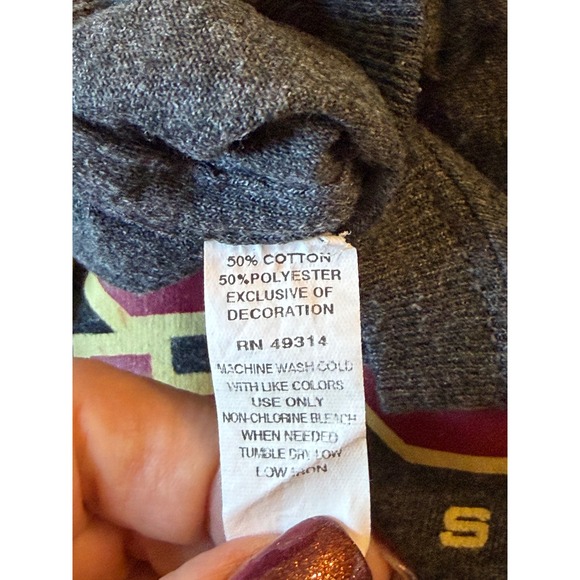 Champion Florida State University FSU Dad T Shirt Dark Gray Size Large - Picture 5 of 6